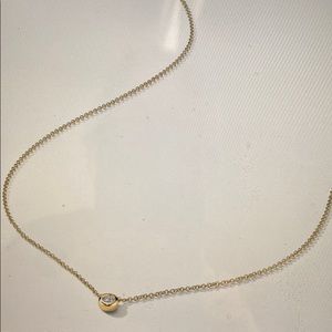 Mejuri Solo Diamond Necklace